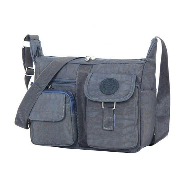 Women Messenger Bag Handbag Retro Zipper
