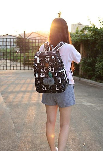 Girls School Backpack - USB