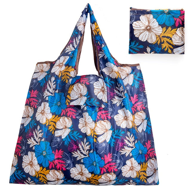 Large Stylish Tote ECO Reusable - Foldable & Perfect for Shopping