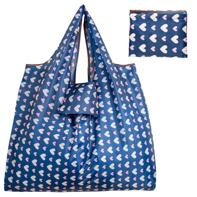 Large Stylish Tote ECO Reusable - Foldable & Perfect for Shopping
