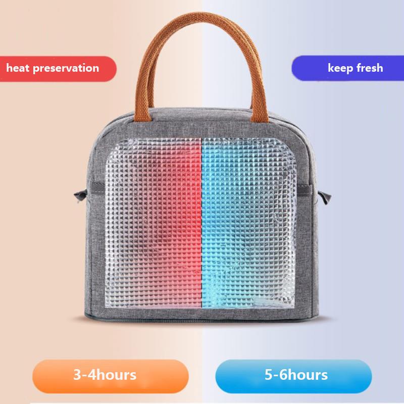 Lunch Bag Lunch Box Thermal Insulated Canvas